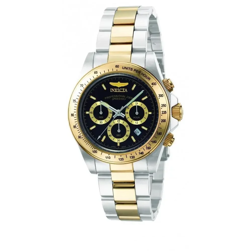 NWT Invicta 9224 Speedway | 3-Hand | Black | Men's Watch